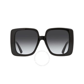 구찌 Gucci Grey Square Ladies Sunglasses GG1314S 001 55
