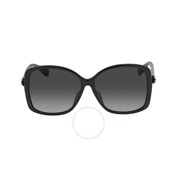 구찌 구찌 Gucci Grey Butterfly Ladies Sunglasses GG0950SA 001 61