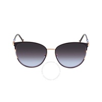Carolina Herrera Grey Shaded Blue Butterfly Ladies Sunglasses CH 0029/S 0LKS/GB 60
