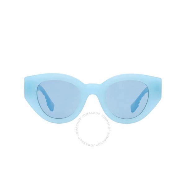 버버리 버버리 Burberry Blue Oval Ladies Sunglasses BE4390 408680 47