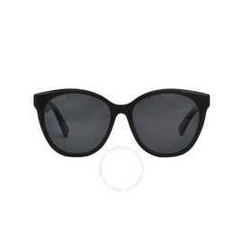 구찌 Gucci Grey Cat Eye Ladies Sunglasses GG1171SK 001 57