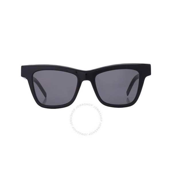 생로랑 생로랑 Saint Laurent Polarized Grey Square Ladies Sunglasses SL M106 005 52
