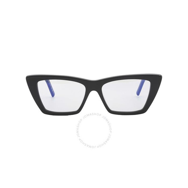 생로랑 생로랑 Saint Laurent Grey Cat Eye Ladies Sunglasses SL 276 MICA 025 53