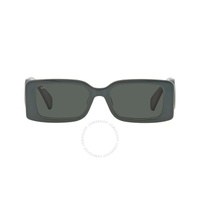 구찌 Gucci Solid Smoke Grey Rectangular Ladies Sunglasses GG1325S 003 54