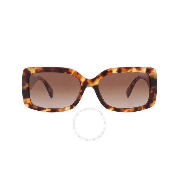 마이클 코어스 Michael Kors Brown Gradient Rectangular Ladies Sunglasses MK2165 302813 56