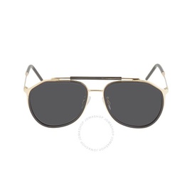 돌체앤가바나 Dolce & Gabbana Dark Gray Pilot Mens Sunglasses DG2277 02/87 57