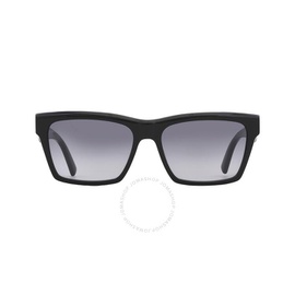 생로랑 Saint Laurent Gray Gradient Rectangular Ladies Sunglasses SL M104 001 56