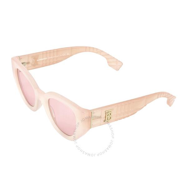버버리 버버리 Burberry Meadow Pink Cat Eye Ladies Sunglasses BE4390 4060/5 47