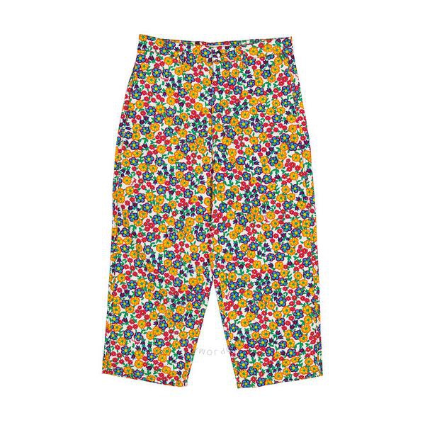 마르니 마르니 Marni Ladies Multicolour Cropped Floral Trousers PAJDV05A00 UTCZ59 PGW01
