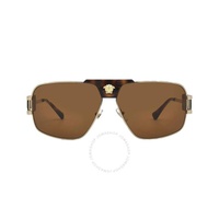 베르사체 Versace Brown Navigator Mens Sunglasses VE2251 147073 63