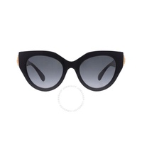 구찌 Gucci Grey Cat Eye Ladies Sunglasses GG1408S 001 52