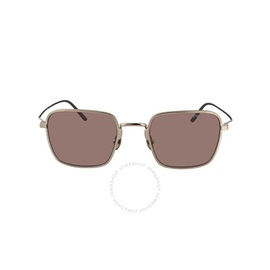 Prada Light Brown Square Ladies Titanium Sunglasses PR 54WS 06Q06I 52