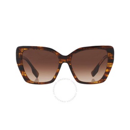 버버리 Burberry Tamsin Brown Gradient Butterfly Ladies Sunglasses BE4366 398113 55