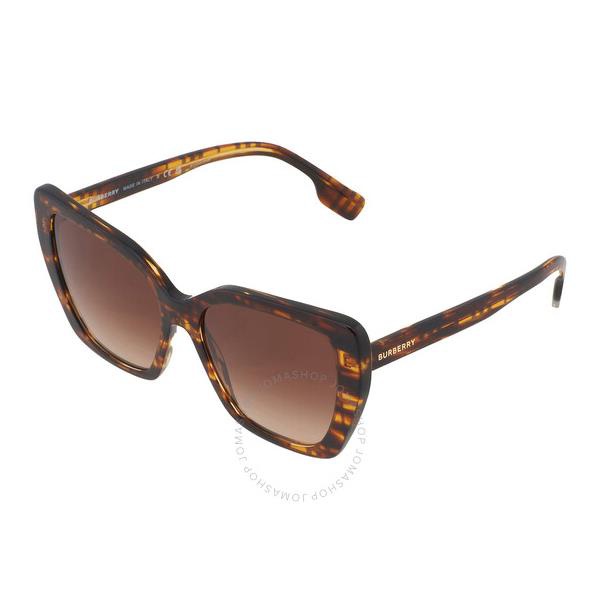 버버리 버버리 Burberry Tamsin Brown Gradient Butterfly Ladies Sunglasses BE4366 398113 55