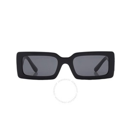 돌체앤가바나 Dolce & Gabbana Dark Grey Rectangular Ladies Sunglasses DG4447B 335587 53