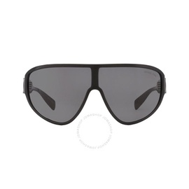 Michael Kors Dark Grey Shield Ladies Sunglasses MK2194 300587 69