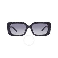 Coach Blue Gradient Rectangular Ladies Sunglasses HC8380U 57654L 54
