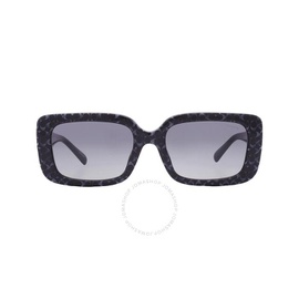 Coach Blue Gradient Rectangular Ladies Sunglasses HC8380U 57654L 54
