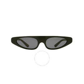 돌체앤가바나 Dolce & Gabbana Dark Grey Irregular Ladies Sunglasses DG4442 501/87 52