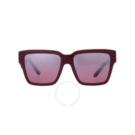 돌체앤가바나 Dolce & Gabbana Pink Mirror Gradient Square Ladies Sunglasses DG4436 30917E 59