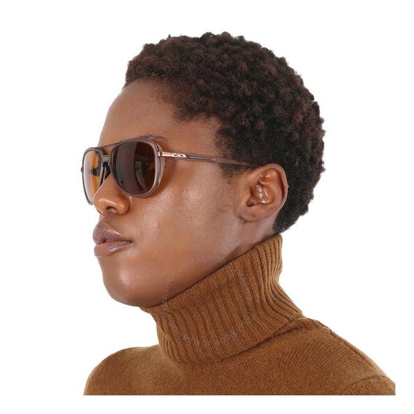 오클리 오클리 Oakley Split Time Prizm Bronze Polarized Pilot Ladies Sunglasses OO4129 412923 58