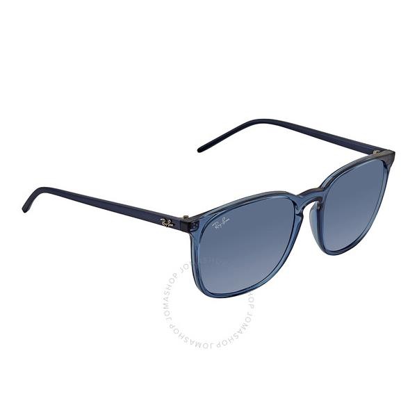  레이밴 Ray-Ban Dark Blue Square Unisex Sunglasses RB4387 639980 56