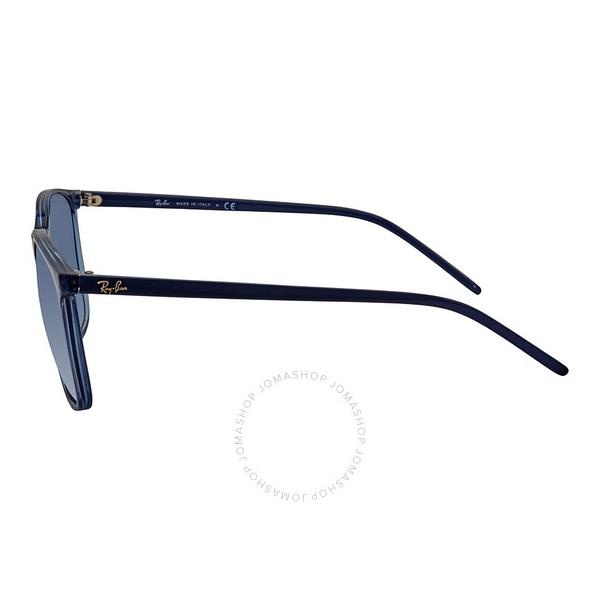  레이밴 Ray-Ban Dark Blue Square Unisex Sunglasses RB4387 639980 56