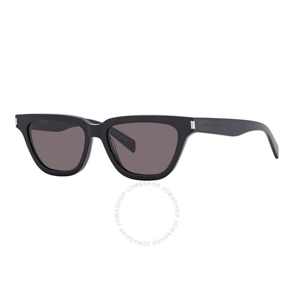 생로랑 생로랑 Saint Laurent Dark Grey Smoke Cat Eye Ladies Sunglasses SL 462 SULPICE 001 53