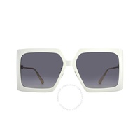 디올 DIORSOLAR Grey Square Ladies Sunglasses CD40039U 25B 59
