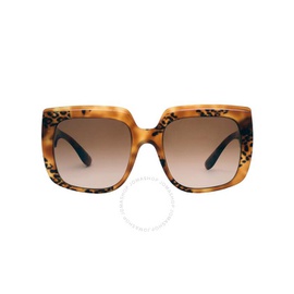 돌체앤가바나 Dolce & Gabbana Brown Gradient Sport Ladies Sunglasses DG4414 338013 54