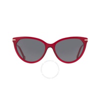 Carolina Herrera Grey Cat Eye Ladies Sunglasses HER 0093/S 0C9A/IR 57