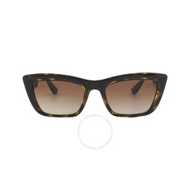 돌체앤가바나 Dolce & Gabbana Gradient Brown Cat Eye Ladies Sunglasses DG6171 330613 54