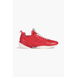 ROGER VIVIER Viv Match embossed leather and mesh sneakers 1647597282938763