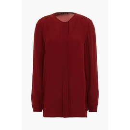 로로 피아나 LORO PIANA Silk-blend crepe de chine blouse 29419655932592128