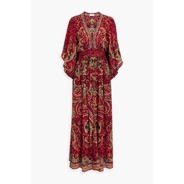 CAMILLA Embellished printed silk crepe de chine maxi dress 1647597306062281