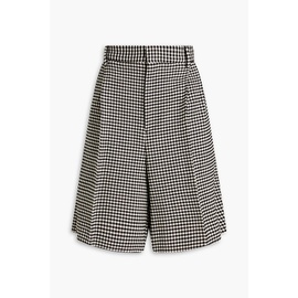 마르니 MARNI Pleated gingham wool-blend twill shorts 1647597306356404