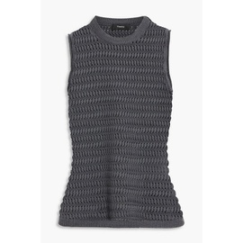띠어리 THEORY Malda open-knit cotton-blend vest 1647597302612799