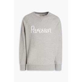 MAISON KITSUNEE Printed French cotton-terry sweatshirt 4146401444220270