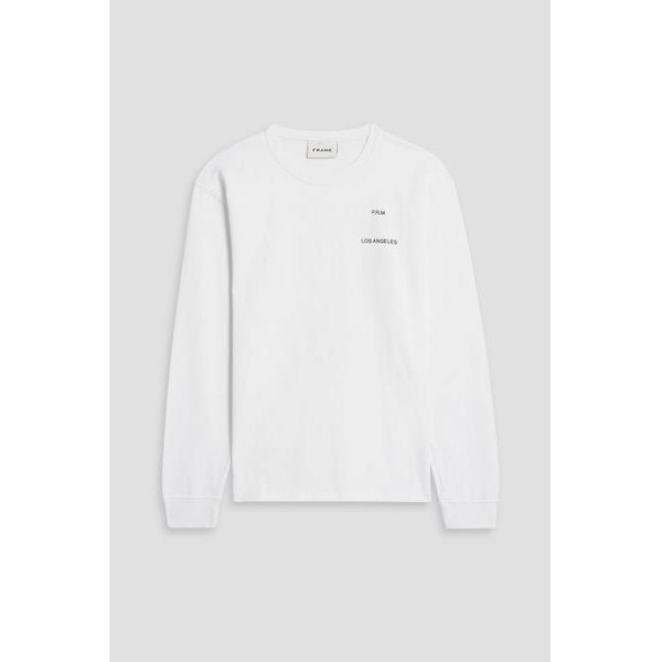  FRAME Printed cotton-jersey sweatshirt 1647597336546199