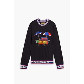 돌체앤가바나 DOLCE & GABBANA Printed French cotton-terry sweatshirt 1647597336727015