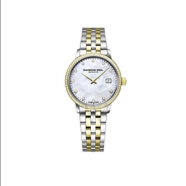 Raymond Weil WOMEN'S Toccata Stainless Steel Mother of Pearl Dial Watch 5985-SPS-97081