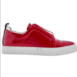 피에르 아르디 Pierre Hardy Ladies Red, Black Slider Sneakers, Brand Size 36 (US Size 6) JS02X PAT CALF RED-BLACK