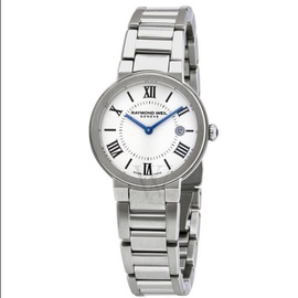 Raymond Weil WOMEN'S Jasmine Stainless Steel Silver Dial Watch 5240-ST-00661