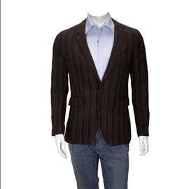 버버리 Burberry Soho 에디트 Edition Striped Linen Tailored Blazer 4068685