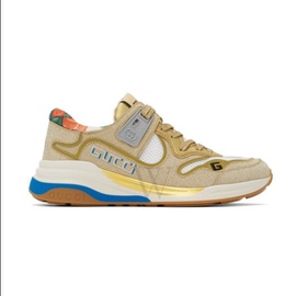 구찌 Gucci Ultrapace Glitter-Effect Sneakers 602228 HW910 8060