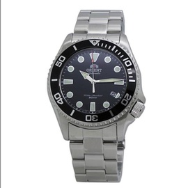 Orient MEN'S Triton Stainless Steel Black Dial Watch RA-AC0K01B10B