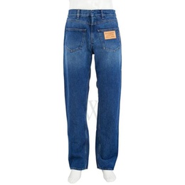 버버리 Burberry MEN'S Relaxed Fit Reconstructed Denim Jeans 8025376