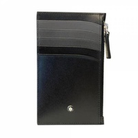 몽블랑 Black / Grey Card Case 126216