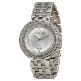 베르사체 Versace WOMEN'S Thea Stainless Steel Silver Dial Watch VA7060013