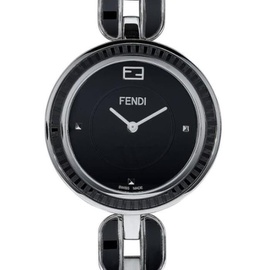 펜디 Fendi WOMEN'S My Way Stainless Steel and Ceramic Black Dial Watch F353031001